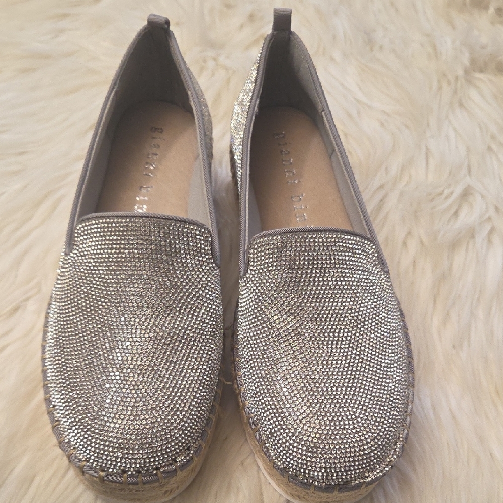 Gianni Bini Metallic Espadrille